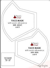 This facemask pattern is a bit more involved than the rest i've linked to. The Little Sewist Free Sewing Pattern Face Mask Pattern Free Printable Sewing Free Pattern Sewing Easy Face Masks Face Mask Tutorial Sewing Patterns Free
