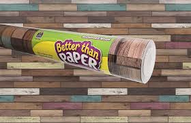 Classroom wood bulletin board paper. Teacher Created Resources Reclaimed Wood Better Than Paper Bulletin Board Roll Tcr77399 Office Products Amazon Com