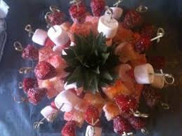 Brochettes De Fruits Exotiques Recette Brochettes De Fruits Exotiques Brochette Fruits Fruits Exotiques