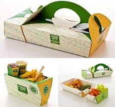 Food City Modular Fast Food Packaging Kemasan Kemasan Produk Kemasan Desain