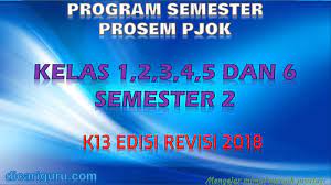 Maybe you would like to learn more about one of these? Download Promes Pjok Kelas 1 2 3 4 5 Dan 6 K13 Revisi 2018 Semester 2 Dicariguru Com