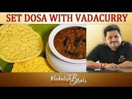 Venkatesh Bhat Makes Set Dosa And Vadacurry Set Dosa Recipe Vadacurry Recipe In Tamil Youtube Dosa Recipe Recipes Cooking Recipes Desserts