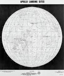 Apollo Landing Site Map By Nasa