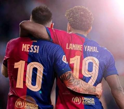 🗣️ Lamine Yamal: “Tôi thích được so sánh với người giỏi nhất trong lịch sử, Leo Messi”. “Nhưng tôi muốn trở thành Lamine Yamal và đạt đến mức độ của Messi là