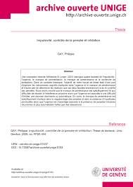 Check spelling or type a new query. Pdf Impulsivity Inhibition And Task Unrelated Thoughts