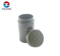 Transparent Pet Plastic Cosmetic Jar 30ml 50g 60ml 100 g 120 ml 200ml 250g  300ml 500ml Cream Container With White/black Lid