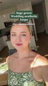 Sage green wedding aesthetic inspo #weddingtheme #weddinginspo  #weddingideas #sagegreenwedding #sagegreenaesthetic #greenscreen