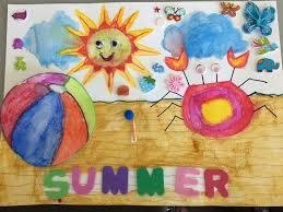 How to draw easy scenery of summer season ‍, autumn season, rainy scenery of bangladesh this is a easy tutorial for kids and. Summer Art Craft Project At The Library Part 2 Elizabeth B Martin Author Illustrator