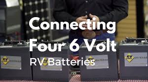Deep cycle 6 volt battery voltage chart. How To Connect Four 6 Volt Rv Batteries Youtube