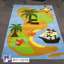 Handtuft tapijt op de site zijn gemaakt van een grote verscheidenheid aan materialen, waaronder katoen, jutevezels, synthetisch materiaal, enzovoort. Teppich Arte Espina Pirat Insel 4026 52 Michelberger Ihr Trendy Teppich Shop