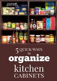 We did not find results for: 5 Quick Ways To Organize Kitchen Cabinets Five Spot Green Living