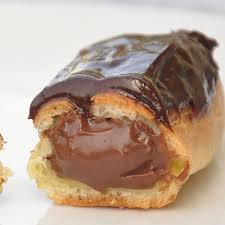 Chocolate Filled Eclairs Recipe Eclair Recipe Frosting Recipes Chocolate Desserts