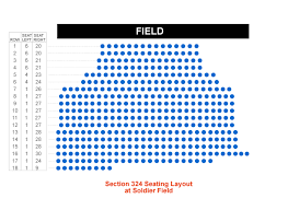 Soldier Field Seating Plan Soldier Field Concert Seating