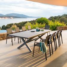 table de jardin extensible axiome hesperide com en 2021 table de jardin table de jardin pliante table exterieur