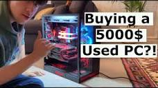 I bought an USED 5000$ Custom Made PC Build - YouTube