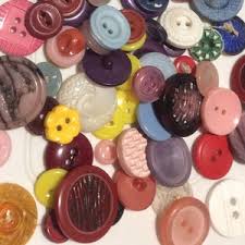 Lot of 100 Mixed Old and New With Some Vintage Too Sewing Buttons