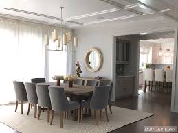 Contemporary Coastal Dining Room With Gray Chairs Dining Room Contemporary Havenly Dining Room Coastal Dining Room Sets