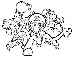 Coloring pages also help children of all ages develop concentration, fine motor skills, and color recognition. Characters From Mario 1 Coloring Page Free Printable Coloring Pages For Kids