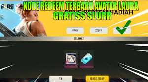 Kode redemption memiliki 12 karakter, kombinasi antara huruf kapital dan angka. Kode Redeem Terbaru Free Fire Gratis Avatar Laura 2020 Youtube