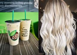 Milk tea is a traditional drink that features a blend of black tea and milk. Your Favorite Milk Tea Flavor Can Inspire Your Next Hair Color Transformation Booky