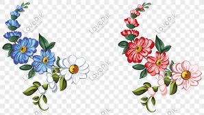 Download 520 background sertifikat biru paling keren. Unduh Bunga Hias Biru Merah Png Grafik Gambar Unduh Gratis Lovepik