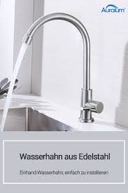 Wasserhahn Aus Edelstahl Wasserhahn Kuchenarmatur Edelstahl