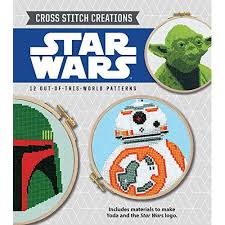 Get the free pattern in the linked tutorial. Diy Bookmark Embroidery Set With Pattern Star Wars Cross Stitch Kit Porg Counted Kits Needlework