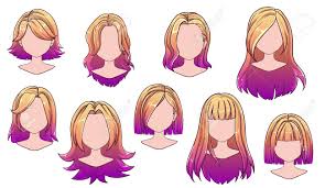 Check spelling or type a new query. Beautiful Hairstyle Woman Modern Fashion For Assortment Ombre Long Short Hair Curly Hair Salon Hairstyles And Trendy Haircut Vector Icon Set Isolated On White Background Hand Drawn Illustration Royalty Free Cliparts Vectors