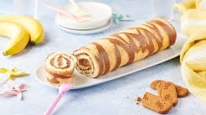 Roule Zebre Aux Speculoos Et Banane Lidl Recettes Recette Recette Lidl Speculoos