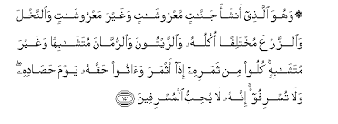 Bacaan surah al kafirun arti surat al kafirun adalah orang orang kafir surat ini terdiri atas 1 ruku 6 ayat dan memiliki urutan ke 10 dalam mushaf al quran. Islamicity Org Al An Am The Cattle 6 141