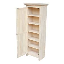 Cu 15 48 Inch Tall Single Jelly Cupboard Unfinished Furniture Of Wilmington Diy Storage Cabinets Wood Storage Cabinets Unfinished Wood Furniture