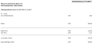 Jun 25, 2021 · das wertpapier der allianz notiert heute leichter. Mein Dividendendepot Ist Allianz Versichert