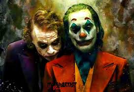 Joker Joaquin Phoenix And Heath Ledger Etsy In 2020 Joker Poster Joaquin Phoenix Heath Ledger