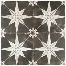 Merola Tile Kings Star Night 17 5 8 In X 17 5 8 In Ceramic Floor And Wall Fpestrni The Home Depot Ceramic Floor Tile Floor Wall Tiles