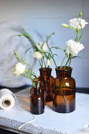 Agnetha Home Bottles Brown Glass Bottles Brown Bottles Glass Bottles Decoration