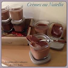 Creme Au Nutella Les Petites Idees Culinaires De Chris Andco Recette Creme Chocolat Desserts Nutella Nutella