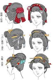 Edo Era Hairstyles Character Design References Https Www Facebook Com Characterdesignreferences H Coiffures Japonaises Dessin Coiffure Dessin Visage
