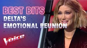 The voice's delta goodrem was busted in a cheating scandal when boy george and guy sebastian accused her of bending the rules for jesse teinaki. The Blind Auditions Jesse And Delta Are Reunited The Voice Australia 2020 Youtube