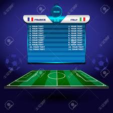 Scorebing offers football predictions, live scores, results and bet tips for all soccer matches, covering all countries, leagues, teams and football clubs. Football Soccer Match Statistics Scoreboard With Players And Royalty Free Cliparts Vectors And Stock Illustration Image 44632652