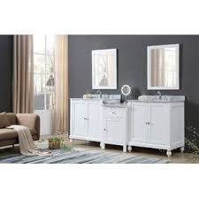 double vanity with makeup wayfair