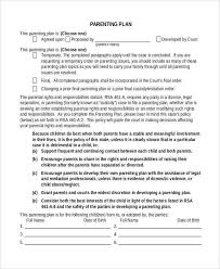 13.11.2014 · a parenting plan is a written record of an agreement between the parents about the care of the children that is also signed and dated. 9 Parenting Plan Templates Free Sample Example Format Download Free Premium Templates