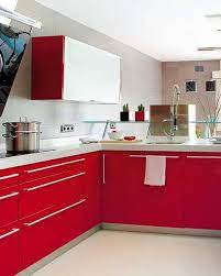 2 Modern Kitchen Designs In White And Red Colors Creating Retro Modern Home Interiors Kitchen Design Red And White Kitchen Modern Kitchen Design