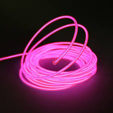 Esky Flamingo Custom Neon Light Glowing Strob El Wire Light For Parties And Decoration With Battery Pack 15ft Portable Water Resistant Pink Walmart Com Walmart Com