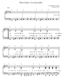 One Direction What Makes You Beautiful Piano Sheet Onedirection Music Howto Tutorial What Makes You Beautiful Beautiful One Direction One Direction Songs