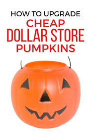 Diy Dollar Store Halloween Pumpkin Decoration Idea In 2020 Plastic Pumpkins Makeover Pumpkin Halloween Decorations Pumpkin Decorating