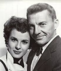 Jean Peters and David Wayne
