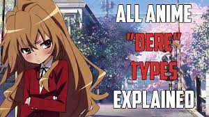 What dere type are you? All Dere Types Explained With Examples Anime 101 Youtube