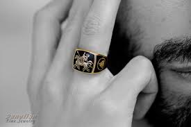Black And Gold Ring Celtic Ring Men Gold Viking Ring Man Gold Ring Black Gold Ring Celtic Band Men Sleipnir Chevaliere Homme Mann Ring Gold Modern Ring Rings For Men Black Gold Ring Viking Ring