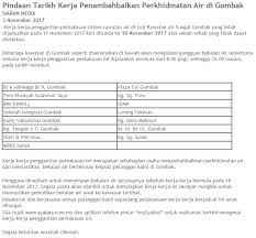 Status terkini gangguan bekalan air. Asal Gombak Pengumumanasalgombak Gangguan Bekalan Air Facebook