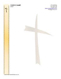 5 best ms word church letterhead templates from church letterhead templates , image source: Church Stationery Letterhead Template Letterhead Free Letterhead Templates
